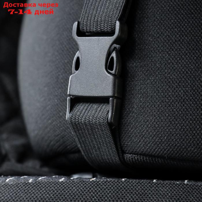 Накидка на переднее сиденье, велюр, размер 55 х 150 см, серый - фото 5 - id-p136728705