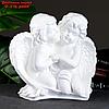 Светящаяся фигура "Пара ангелов сидя" 29х14х28см белая, фото 2