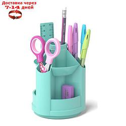 Набор настольный канц 5 пред ErichKrause Mini Desk, Pastel Mint, мятный 53690