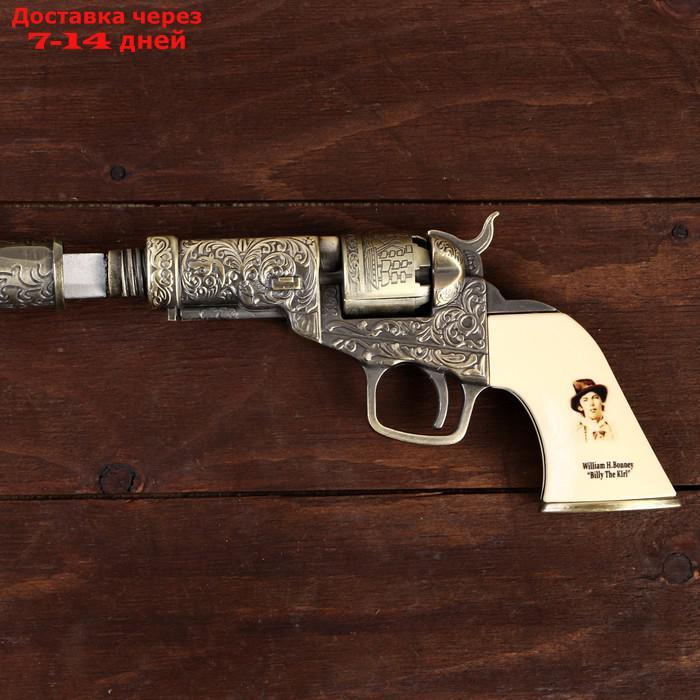Сувенирное изделие Трость с револьвером, клинок 30см - фото 4 - id-p179670877