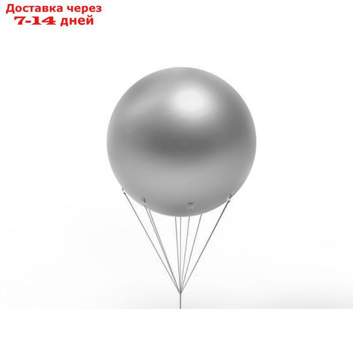 Шар воздушный 3 м, цвет серебро - фото 1 - id-p156267290