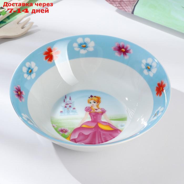 Набор детской посуды Доляна "Волшебница", 3 предмета: кружка 230 мл, миска 400 мл, тарелка 18 см - фото 2 - id-p156245832
