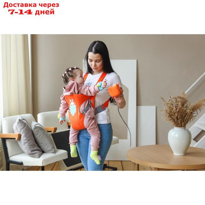 Рюкзак-кенгуру для малыша "Зайка", от 3 до 10 кг - фото 3 - id-p155336671