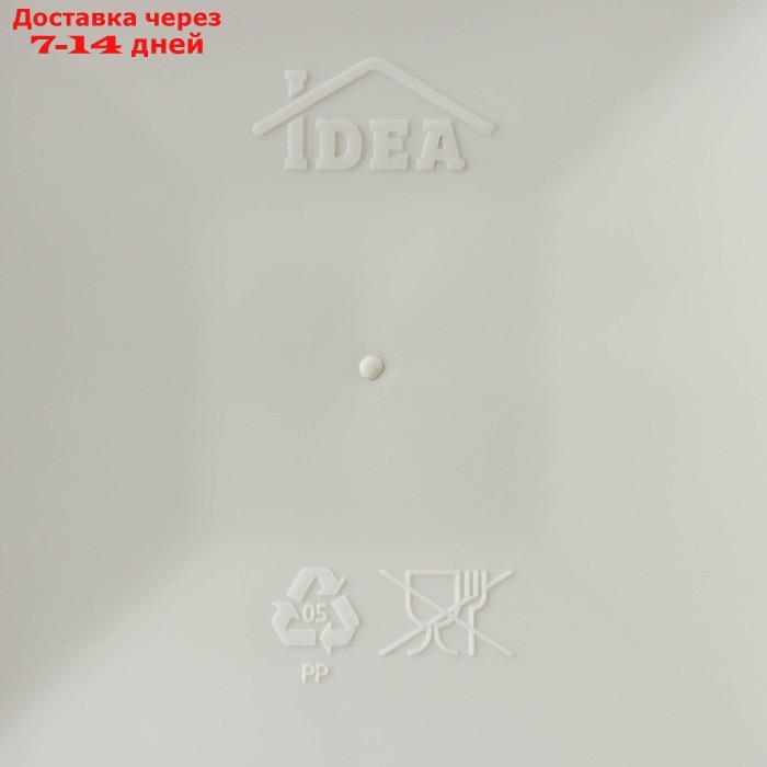 Кашпо со вставкой "Ротанг", вставка 1,5 л, цвет белый - фото 6 - id-p162857708