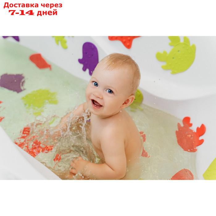 Набор антискользящих мини-ковриков для ванны 12 шт., цвет МИКС - фото 3 - id-p172824625