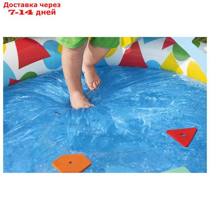 Бассейн надувной детский Splash & Learn, 120 x 117 x 46 см, с навесом 52378 Bestway - фото 5 - id-p157192718
