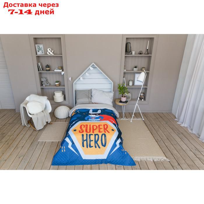 Покрывало "Этель" 1,5 сп Super hero, 145*210 см, микрофибра - фото 7 - id-p156256103