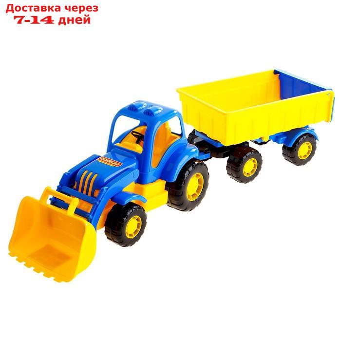 Трактор с прицепом №1 и ковшом "Силач", МИКС - фото 1 - id-p136155543