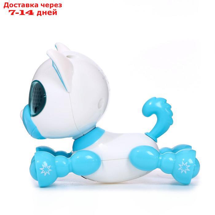 Робот-игрушка интерактивный "Умный дружок", звук, свет, цвет голубой - фото 2 - id-p156277679