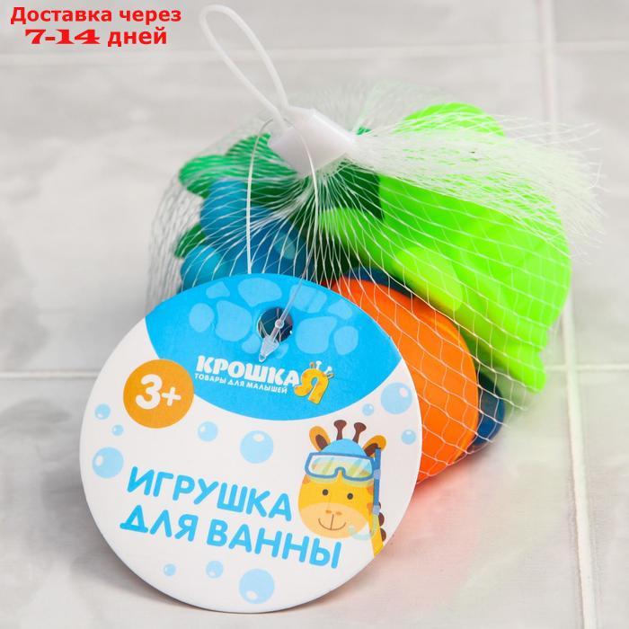 Набор резиновых игрушек для игры в ванной "Морские малыши", 4 шт. - фото 4 - id-p185680090