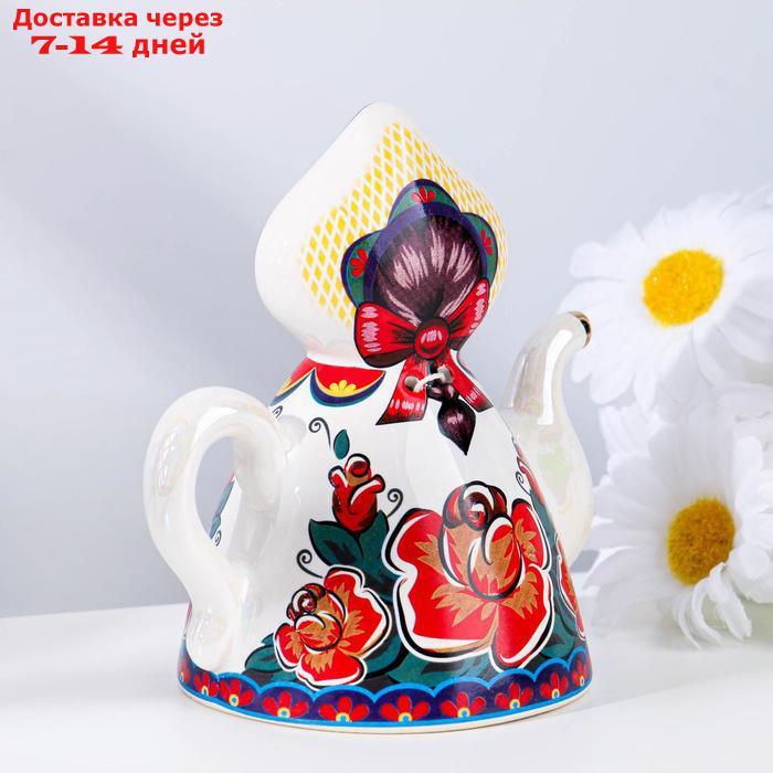 Колокольчик Кукла на чайнике, 10 см - фото 4 - id-p167086110