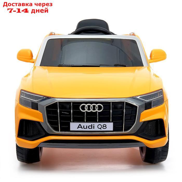 Электромобиль Audi Q8, EVA колеса, кожаное сидение, цвет оранжевый - фото 5 - id-p157192262