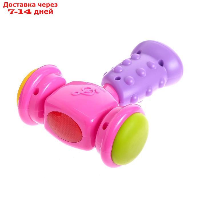 Развивающая музыкальная игрушка "Весёлый молоток", со световыми и звуковыми эффектами, цвета МИКС - фото 3 - id-p156258492