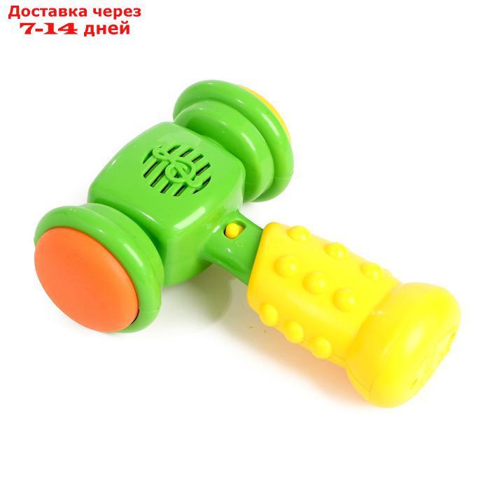 Развивающая музыкальная игрушка "Весёлый молоток", со световыми и звуковыми эффектами, цвета МИКС - фото 4 - id-p156258492