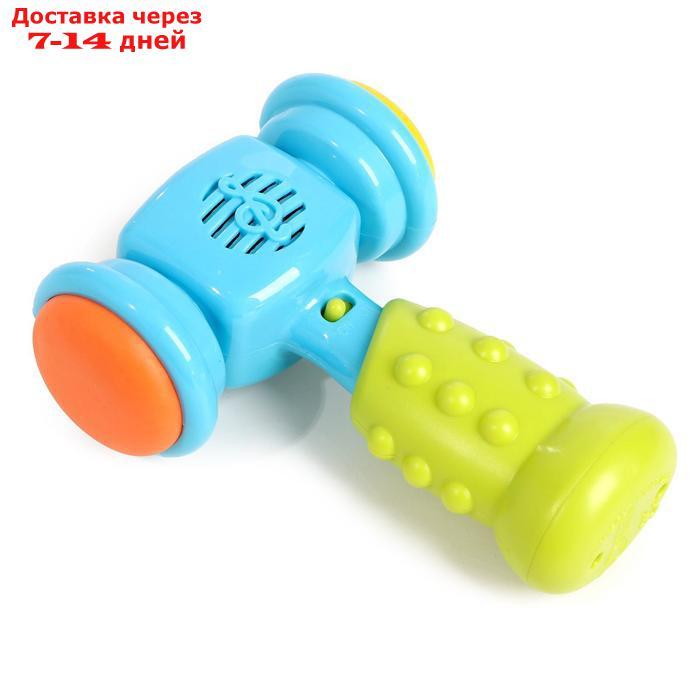 Развивающая музыкальная игрушка "Весёлый молоток", со световыми и звуковыми эффектами, цвета МИКС - фото 5 - id-p156258492