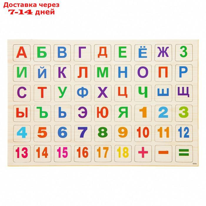 Доска двусторонняя, малая, в наборе магниты с алфавитом, маркер на водной основе, мелки, губка - фото 5 - id-p156247017