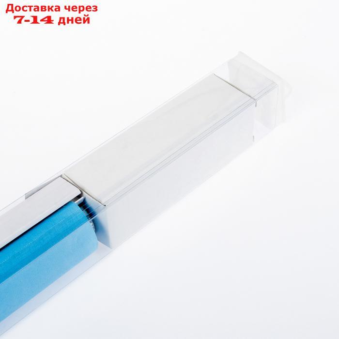 Штора рулонная 120×180 см (с учётом креплений 3,5 см), цвет голубой - фото 5 - id-p162858094