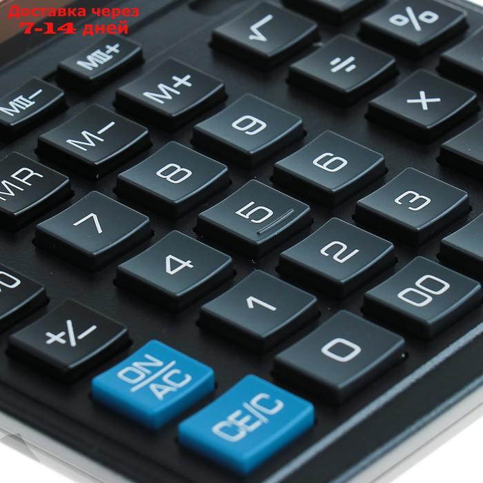 Калькулятор настольный 12-разрядный SDC-888TII, 205*159*27мм, двойное питание, черный - фото 2 - id-p168941492