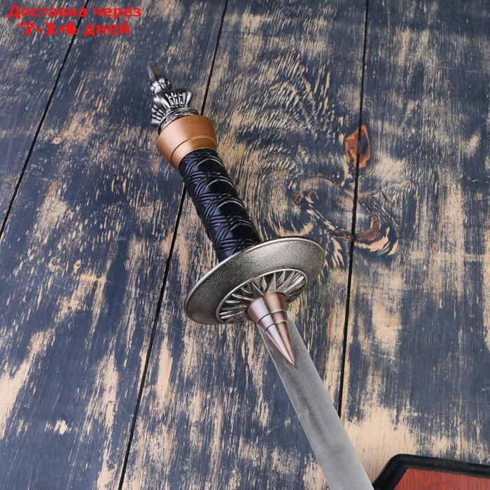 Сувенирное оружие на планшете "Рыцарский турнир", два меча на щите, 71см - фото 4 - id-p171949477