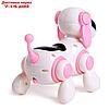 Собачка-робот "Умная Лотти", ходит, поёт, работает от батареек, цвет розовый, фото 4