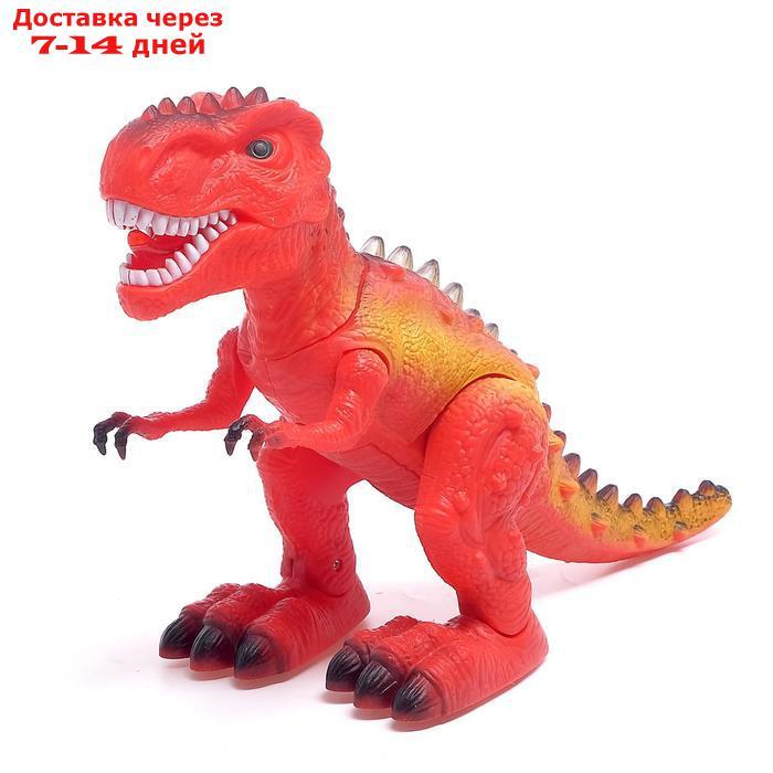 Динозавр "Тираннозавр", световые и звуковые эффекты, работает от батареек, МИКС - фото 4 - id-p156274437