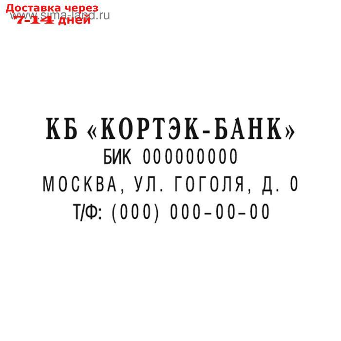 Штамп автоматический самонаборный 4 строки, 1 касса, Colop Printer C20, чёрный - фото 2 - id-p168941808