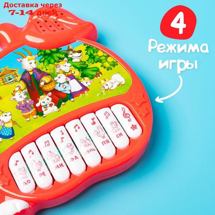 Музыкальная игрушка-пианино "Забавный малыш", ионика, 4 режима игры, работает от батареек - фото 4 - id-p176858052