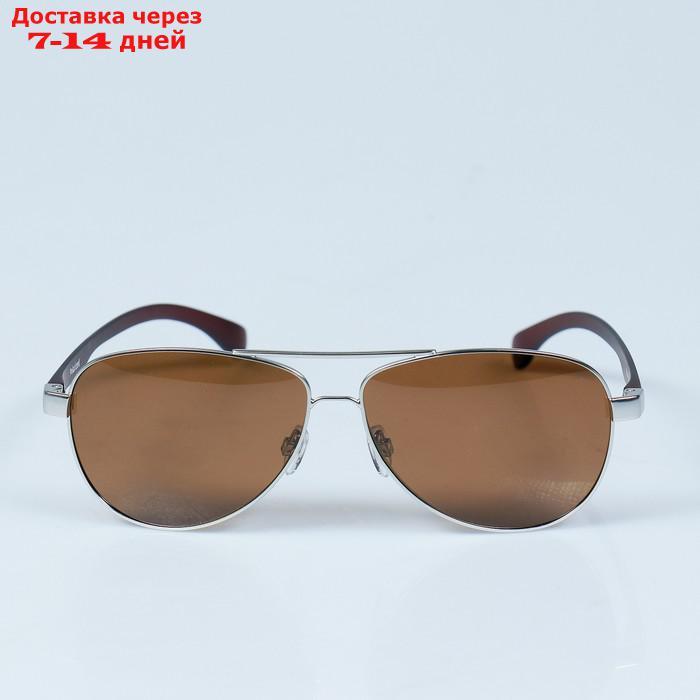 Поляризационные очки "POLARMASTER" коричневые - фото 2 - id-p173817930