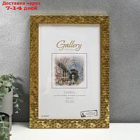 Фоторамка пластик Gallery 20х30 см, 651618 золото