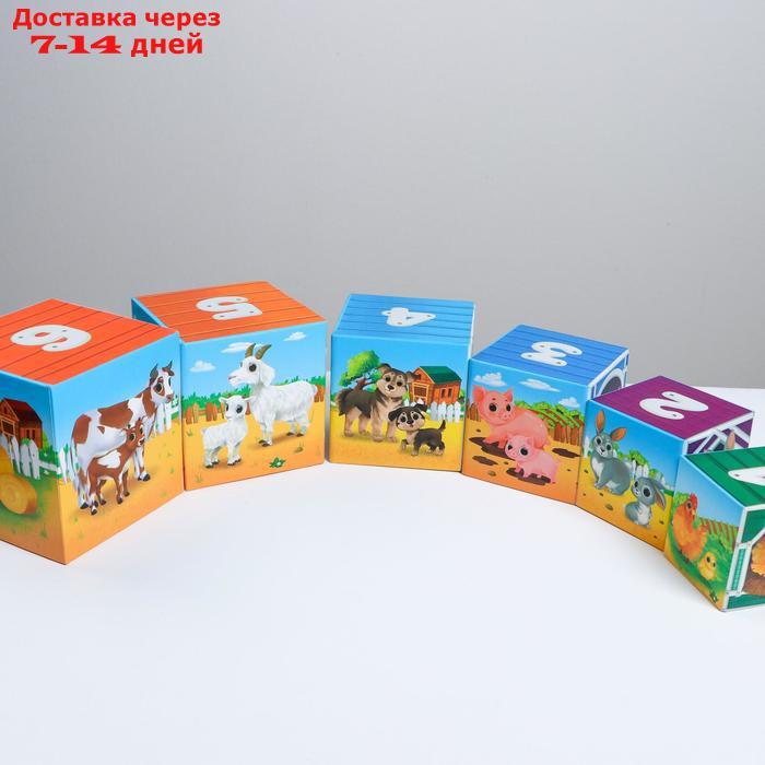 Развивающая игра "Умные кубики. Животные фермы", 1+ - фото 6 - id-p156282072