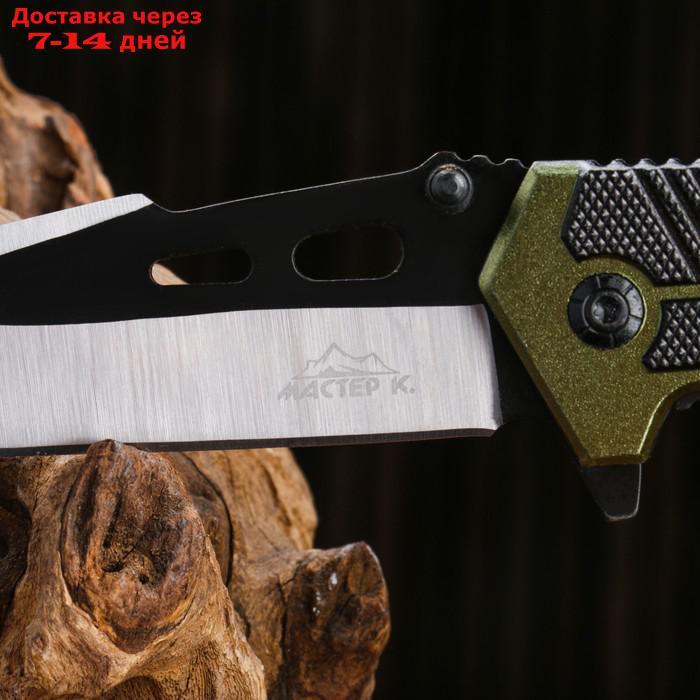 Нож складной полуавтоматический, со стропорезом 22,5см, клинок 9,3см - фото 4 - id-p184830681