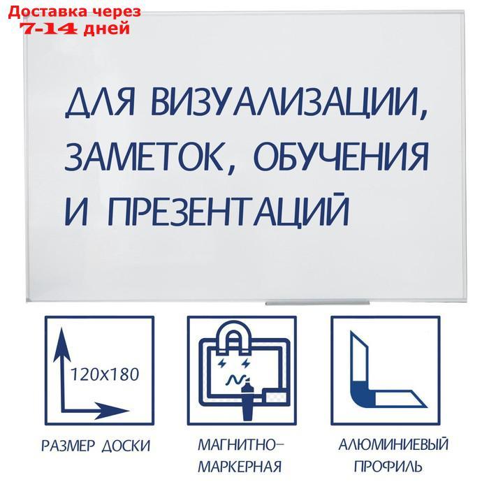 Доска магнитно-маркерная Calligrata, 120 х 180 см, REEF, в алюминиевой рамке - фото 1 - id-p170661180