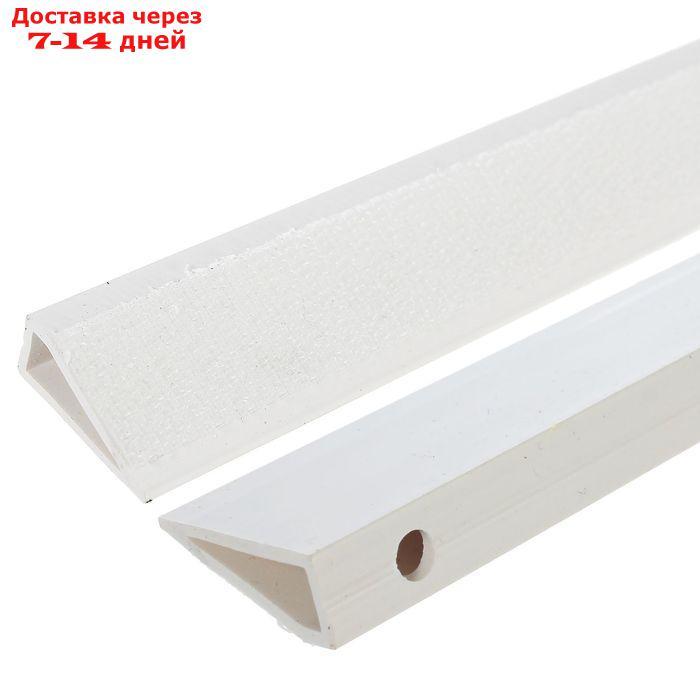 Панель для крепления штор японская, 60 см, цвет белый - фото 3 - id-p175590666