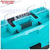 Ящик для снастей Tackle Box трёхполочный NISUS, цвет бирюзовый, фото 3