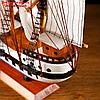 Корабль сувенирный средний "Калхас", борта триколор, паруса белые, микс, 48х44х9 см, фото 6