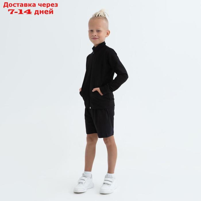 Толстовка для мальчика цвет чёрный, рост 122 - фото 5 - id-p156272334