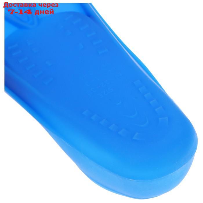 Ласты для плавания размер 30-32, цвет синий - фото 3 - id-p169423427