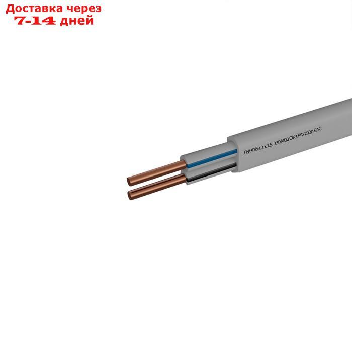Провод "Мастер Тока" ПУНПбм, сечение 2х2.5 мм2, 100 м, белый - фото 2 - id-p162307033