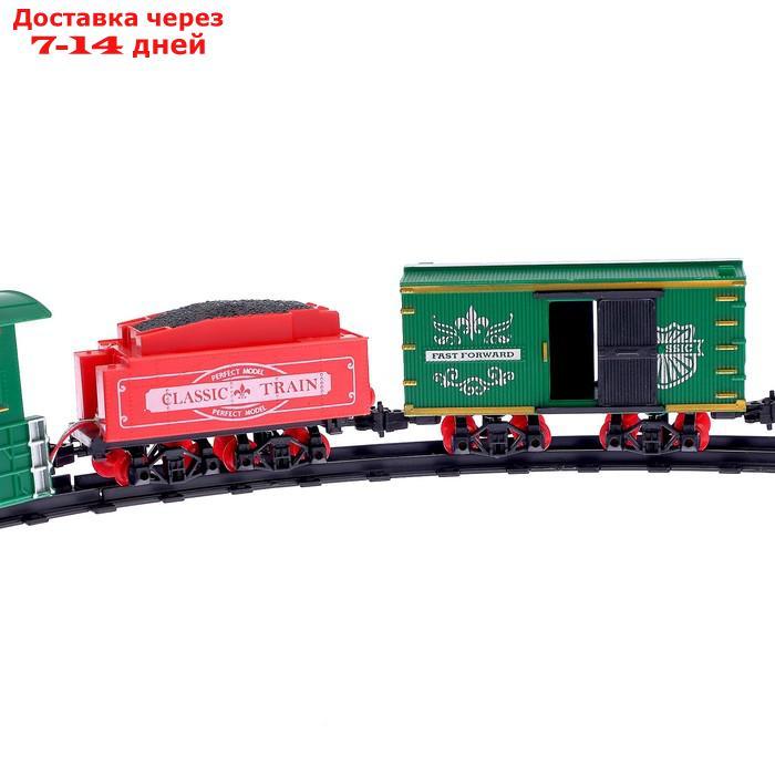 Железная дорога "Классик", со световыми, звуковыми и дымовыми эффектами, протяжённость пути 2,88 м - фото 5 - id-p175555196