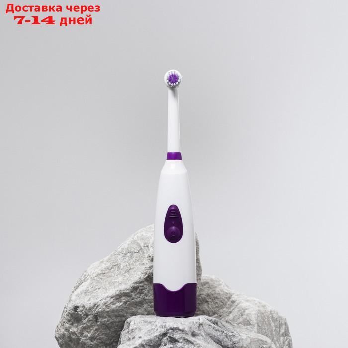Электрическая зубная щётка LuazON LP-001, 3 насадки, от 2xАА (не в комплекте), МИКС - фото 3 - id-p178648841