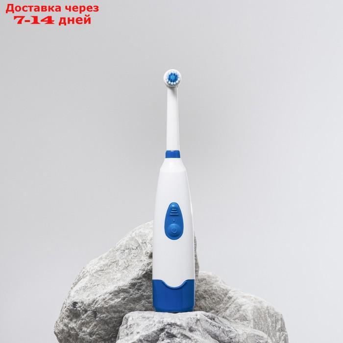 Электрическая зубная щётка LuazON LP-001, 3 насадки, от 2xАА (не в комплекте), МИКС - фото 5 - id-p178648841