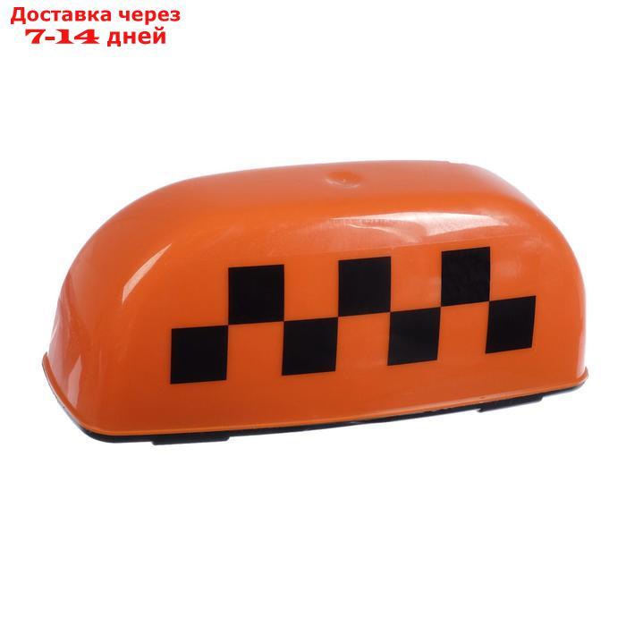 Знак "TAXI" магнитный, с подсветкой, 12 В, оранжевый - фото 1 - id-p166606340