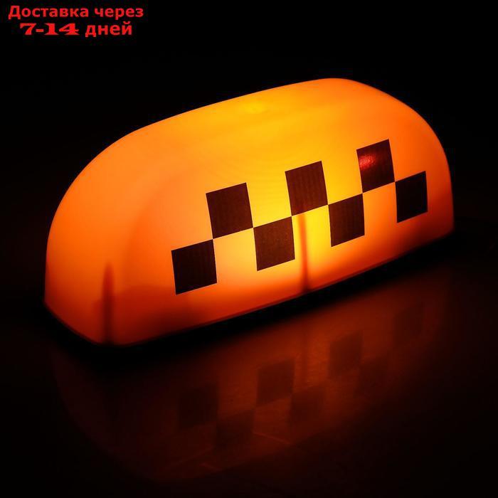 Знак "TAXI" магнитный, с подсветкой, 12 В, оранжевый - фото 4 - id-p166606340