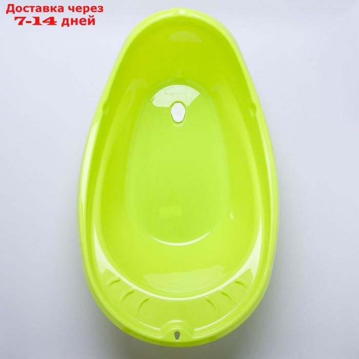 Ванночка "Буль-Буль", со сливом, цвет лайм, ковш МИКС - фото 2 - id-p136220402