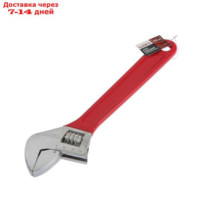Ключ разводной LOM, обрезиненная рукоятка, 300 мм - фото 4 - id-p176440749
