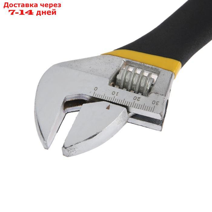 Ключ разводной TUNDRA, обрезиненная рукоятка, 250 мм - фото 3 - id-p151379290