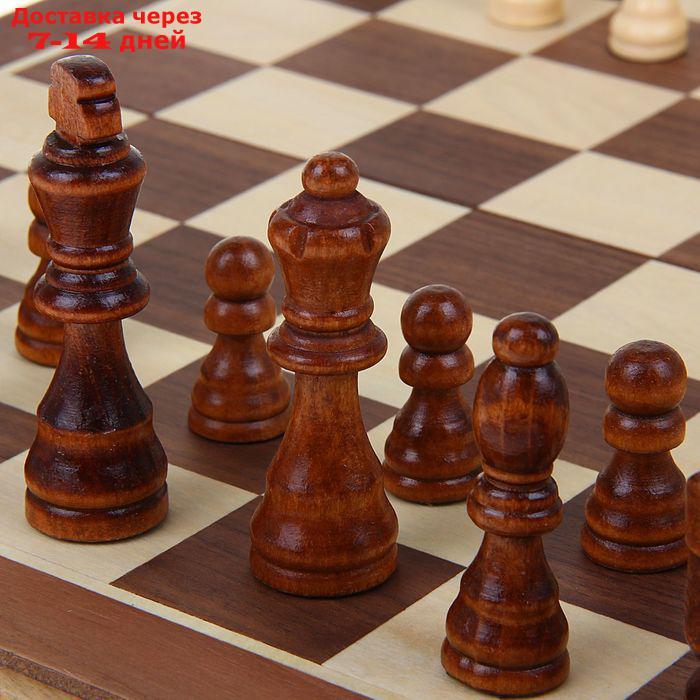 Шахматы "Подарочные", (фигуры дерево, доска дерево 40х40 см) - фото 3 - id-p169837620