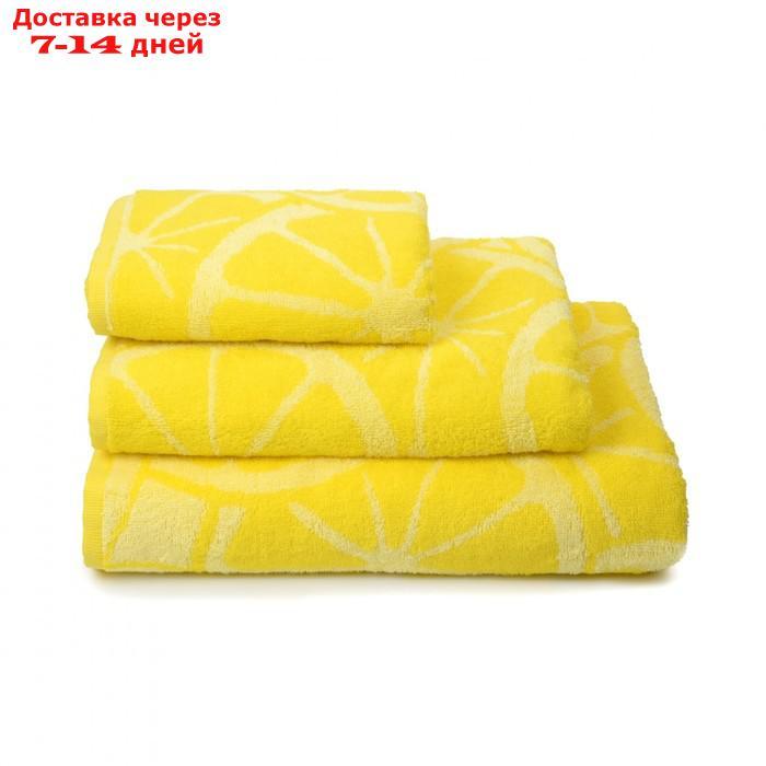 Полотенце махровое Lemon color, 100х150 см, цвет жёлтый - фото 1 - id-p184487897