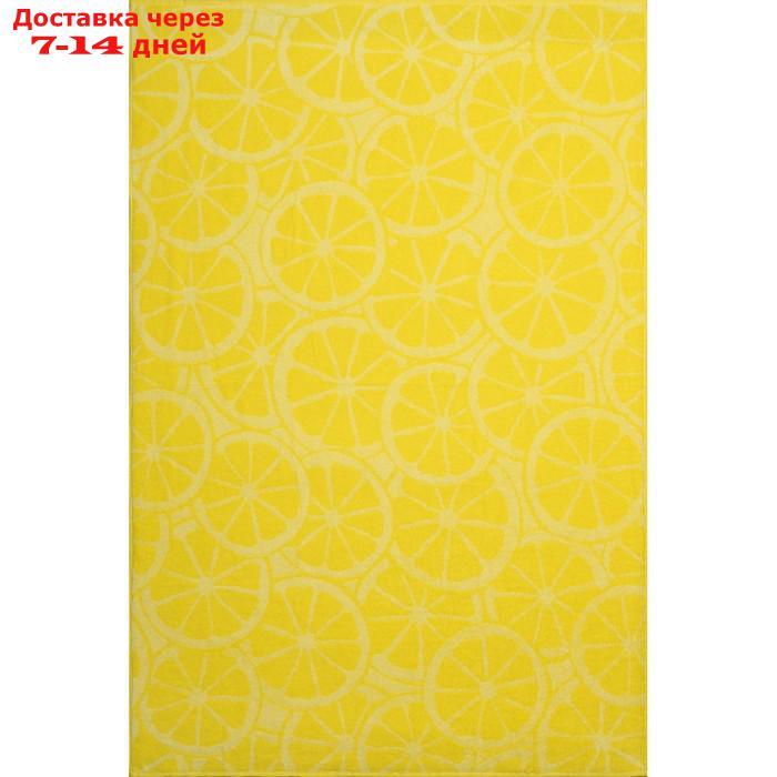 Полотенце махровое Lemon color, 100х150 см, цвет жёлтый - фото 2 - id-p184487897