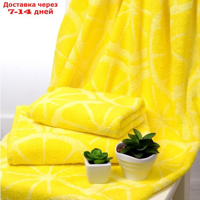 Полотенце махровое Lemon color, 100х150 см, цвет жёлтый - фото 4 - id-p184487897